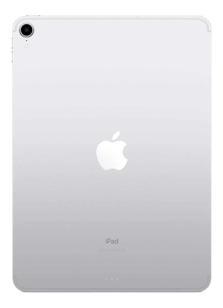 Apple 11" iPad Pro (1st Gen, 2018) – Wi-Fi + Cellular – 256GB – Silver – MU1D2LL/A