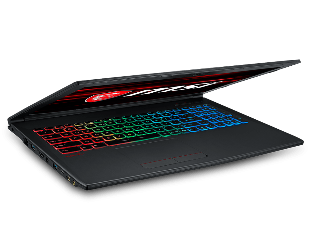 MSI GF62 8RE-058US – 15.6" FHD – Intel Core i7-8750H – 16GB RAM – NVIDIA GeForce GTX 1060 (6GB) – 1TB HDD + 256GB SSD – Black – GF62058