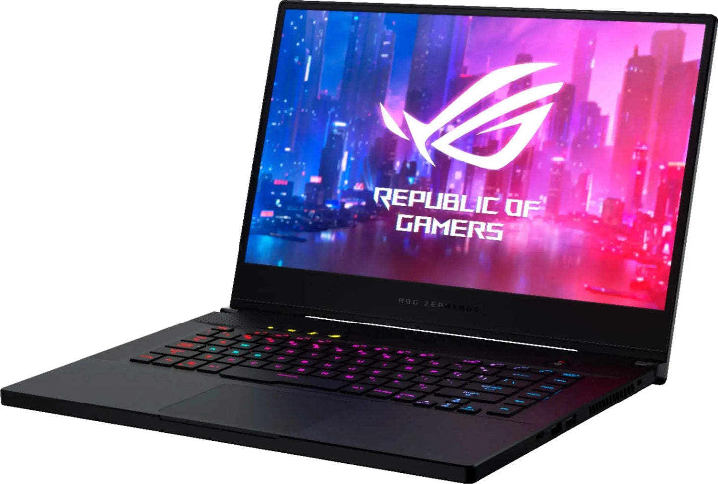 ASUS ROG Zephyrus S – 15.6" FHD 144Hz – i7-9750H – 16GB RAM – RTX 2060 – 512GB SSD – Metallic Black – GX502GV-PB74