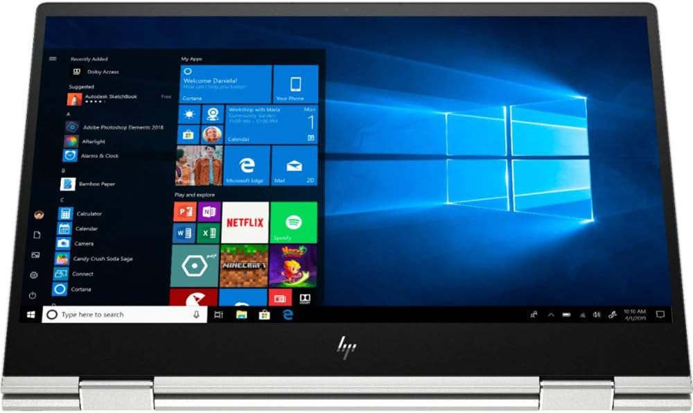 HP Envy x360 – 15.6" FHD Touch – i7-10510U – 16GB RAM – 512GB SSD – Silver – 15-dr1066nr