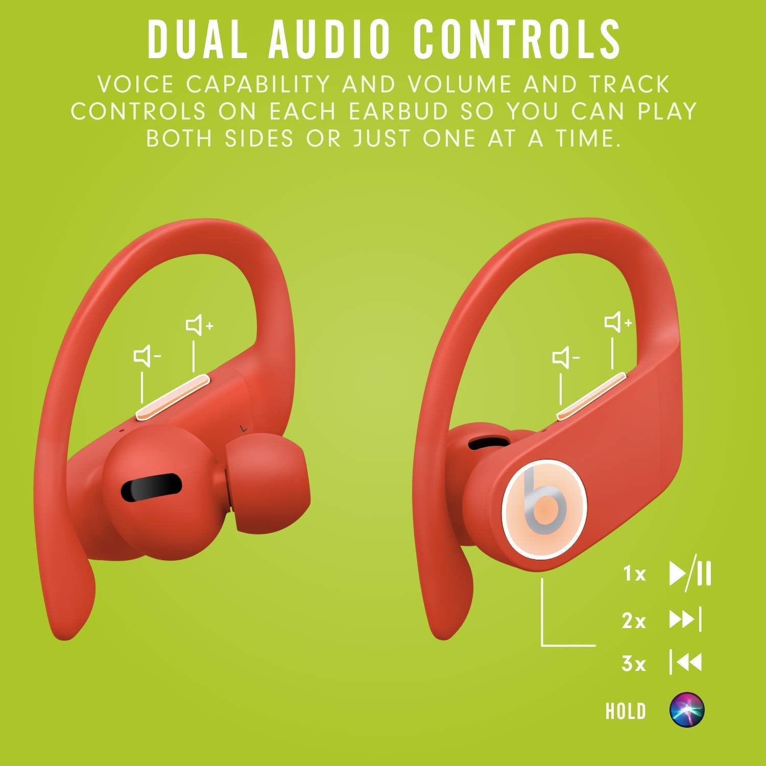 Beats by Dr. Dre Powerbeats Pro Wireless Headphones - Lava Red - MXYA2LL/A