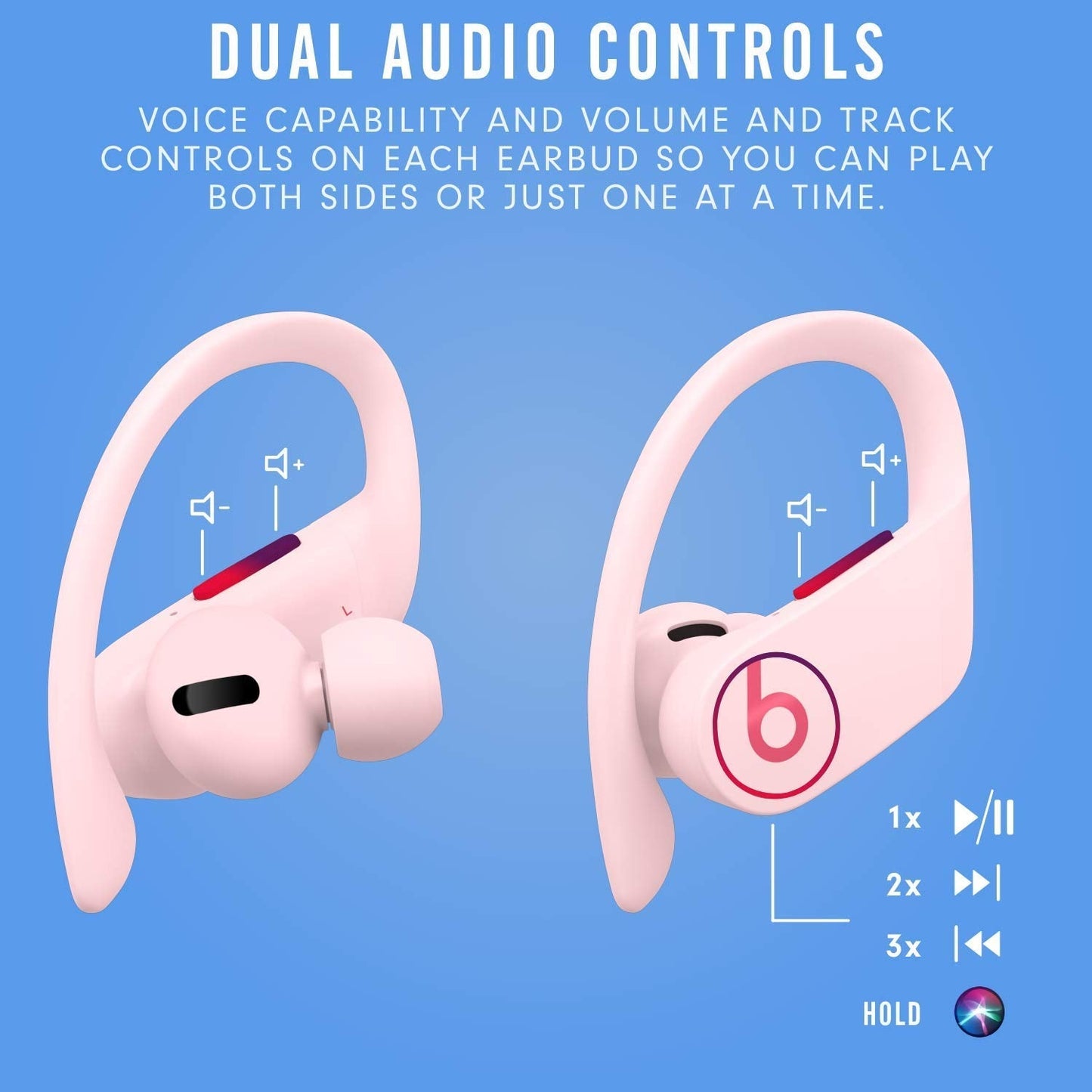 Beats Powerbeats Pro Wireless Headphones – Cloud Pink – MXY72LL/A