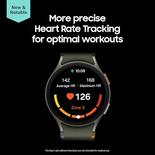 Samsung - Galaxy Watch7 Aluminum Smartwatch 44mm LTE - Green - SM-L315UZGAXAA