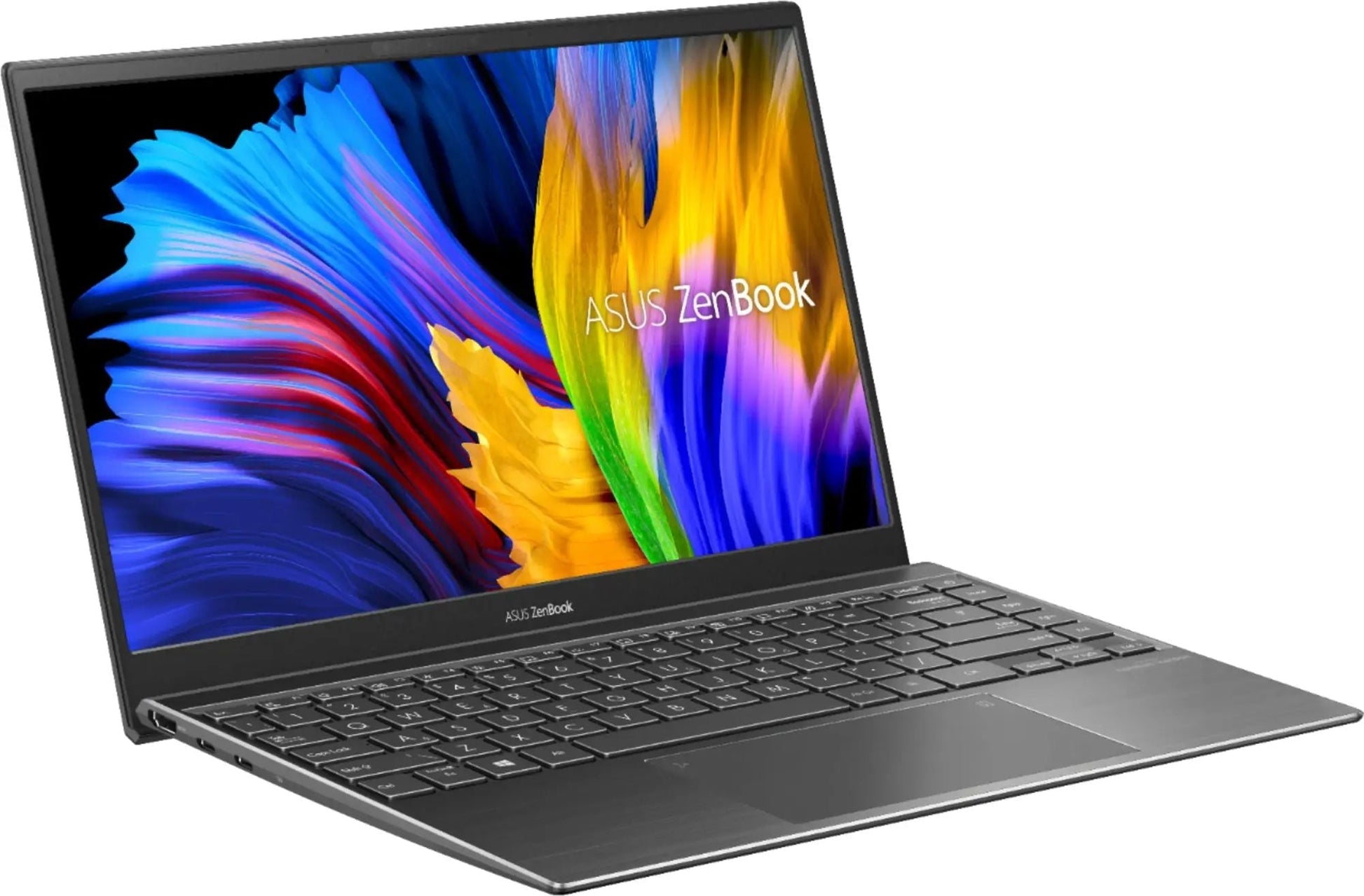 ASUS ZenBook – 14" FHD Touch – AMD Ryzen 5 5500U – 8GB RAM – NVIDIA GeForce MX450 – 1TB SSD – Silver – Q408UG