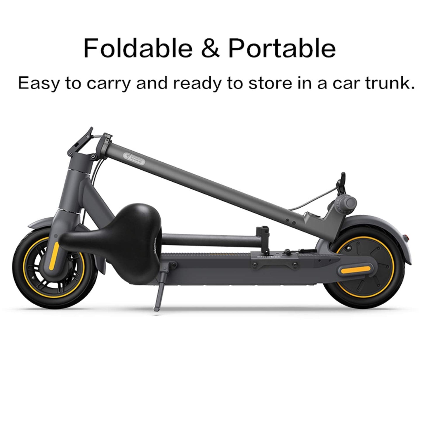 Segway - KickScooter Seat for G30 Max & Max G30LP - Black - AB.00.0011.93