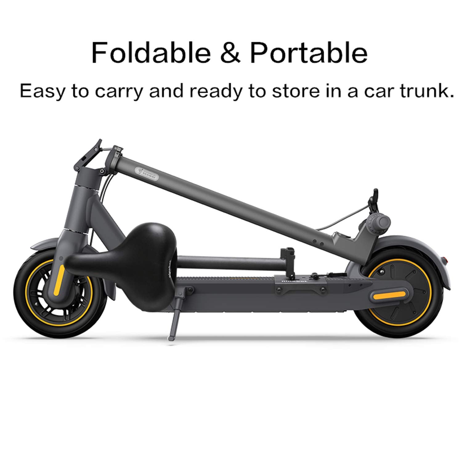 Segway - KickScooter Seat for G30 Max & Max G30LP - Black - AB.00.0011.93
