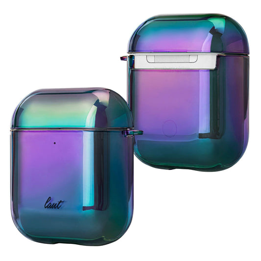 LAUT – HOLO Iridescent Protective Case for Apple AirPods 1–2 – Midnight – 54393BCW
