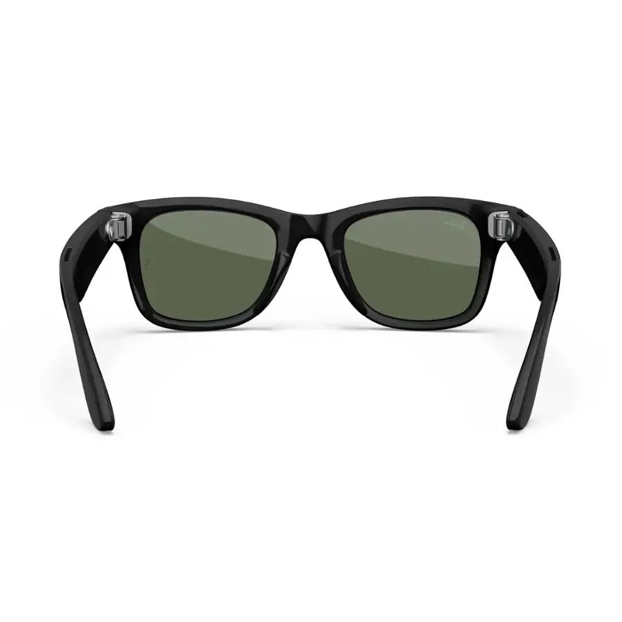 Ray-Ban Meta - Wayfarer Large glasses with Meta AI, Audio, Photo, Video Compatibility - Green Lenses