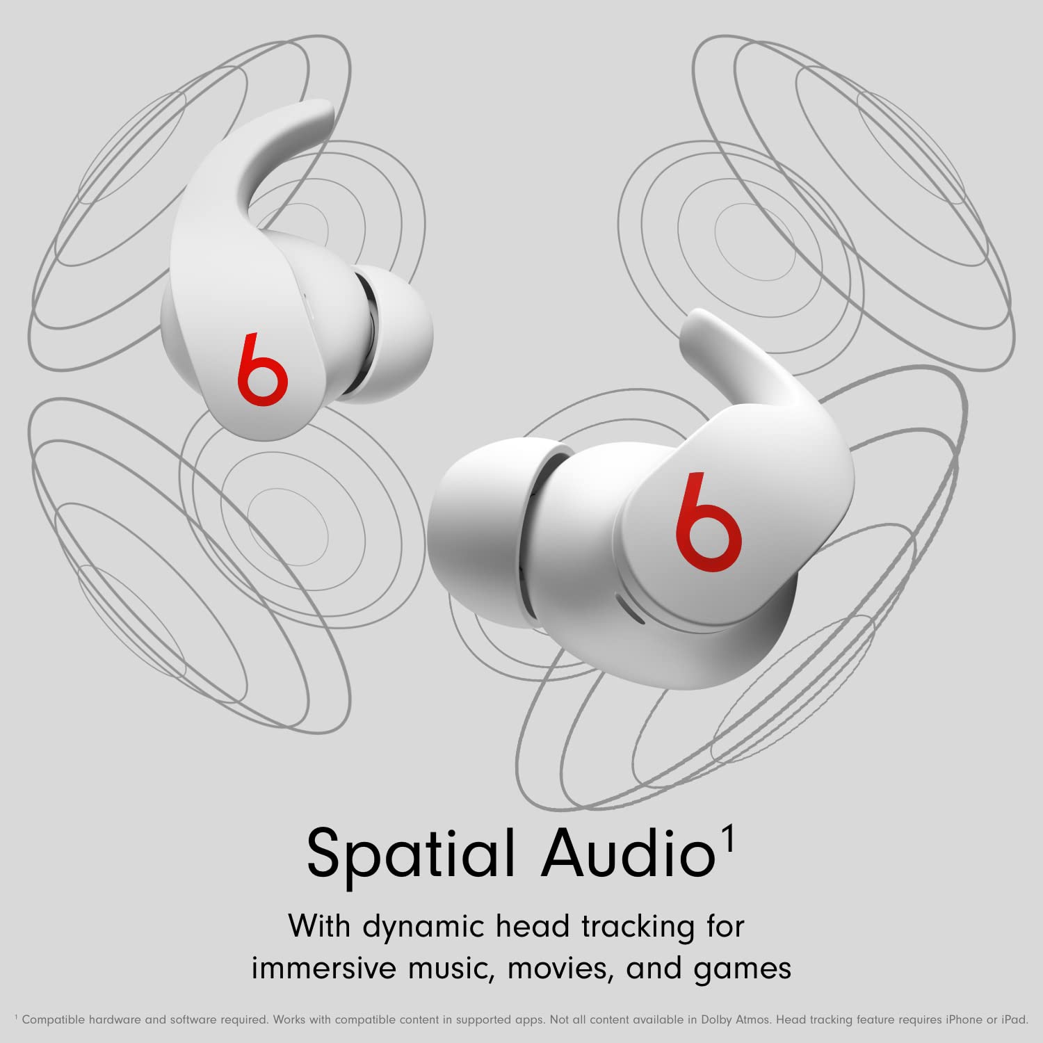 Beats Fit Pro True Wireless Noise Cancelling In-Ear Earbuds - White - MK2G3LL/A