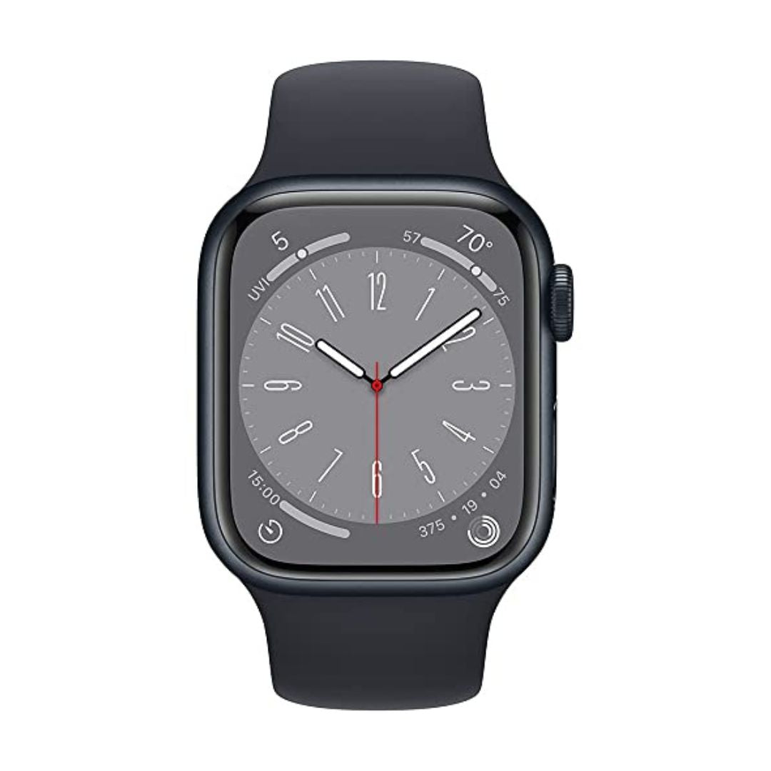 Apple Watch Series 8 45MM GPS + Cellular Midnight Aluminum Case Midnight Band - M/L - MNVL3LL/A