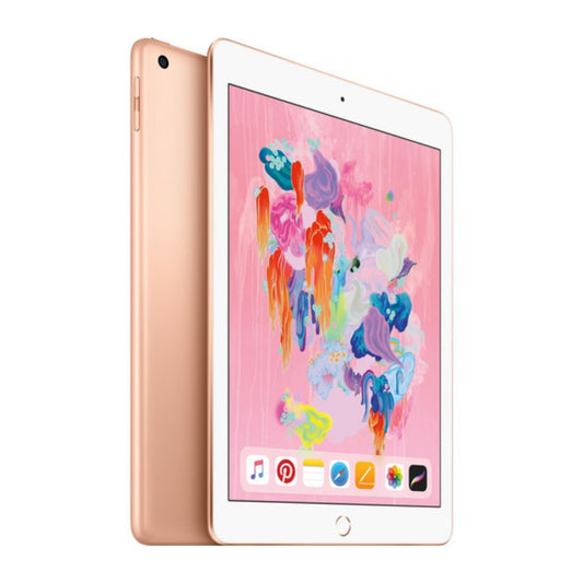 Apple 9.7in iPad (6th Generation, 128GB, Wi-Fi + 4G LTE, Gold) - MRM82LL/A