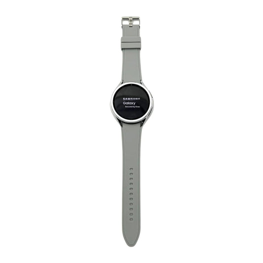 Samsung - Galaxy Watch6 Classic Stainless Steel Smartwatch 43mm BT - Silver Silicone Band