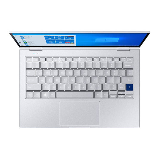 Samsung Galaxy Book Flex Alpha – 2-in-1 13.3" QLED Touch – i5-10210U – 8GB RAM – 256GB SSD – Royal Silver – NP730QCJ-K01US