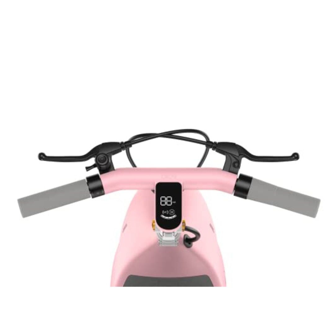 OKAI - Ceetle Pro Electric Scooter with Foldable Seat w/35 Miles Max Range & 15.5mph Top Speed - Pink - EA10C-PINK