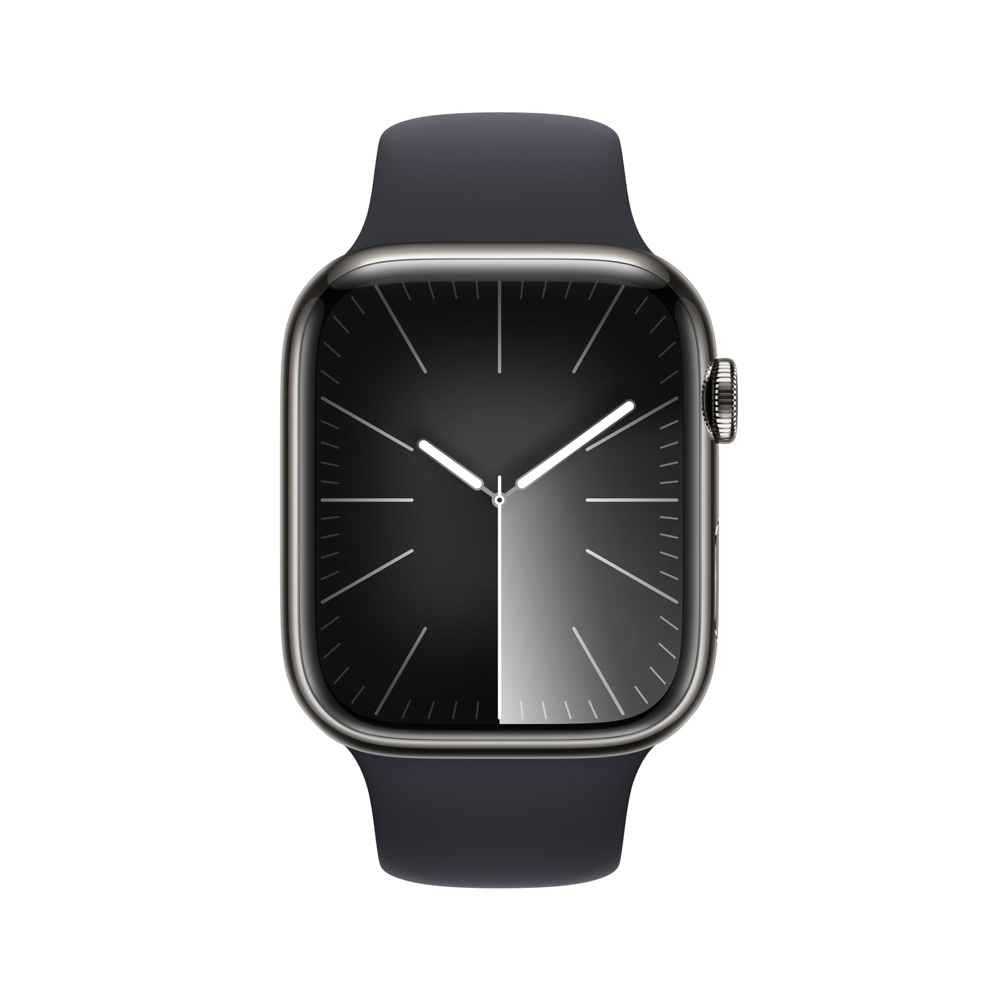 Apple Watch Series 9 GPS+Cell 45mm Graphite Stainless Steel Case with Midnight Band - M/L - MRMW3LL/A