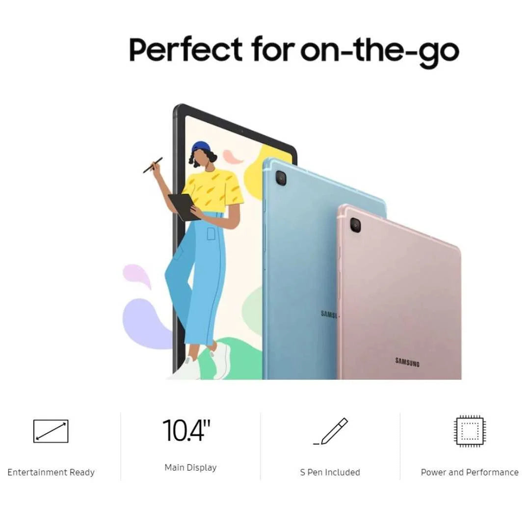 Samsung Galaxy Tab S6 Lite - 10.4" - 128GB - Chiffon Rose - SM-P610NZIEXAR