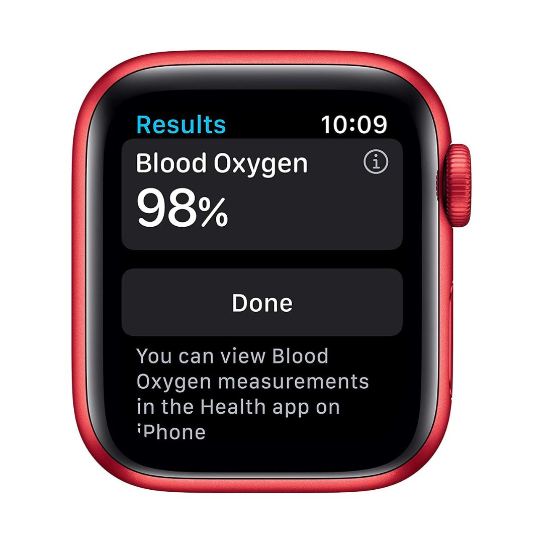Restored Apple Watch Series 6 (GPS + Cellular) 44mm (PRODUCT)RED Aluminum Case with Red Sports Band - M07K3LL/A
