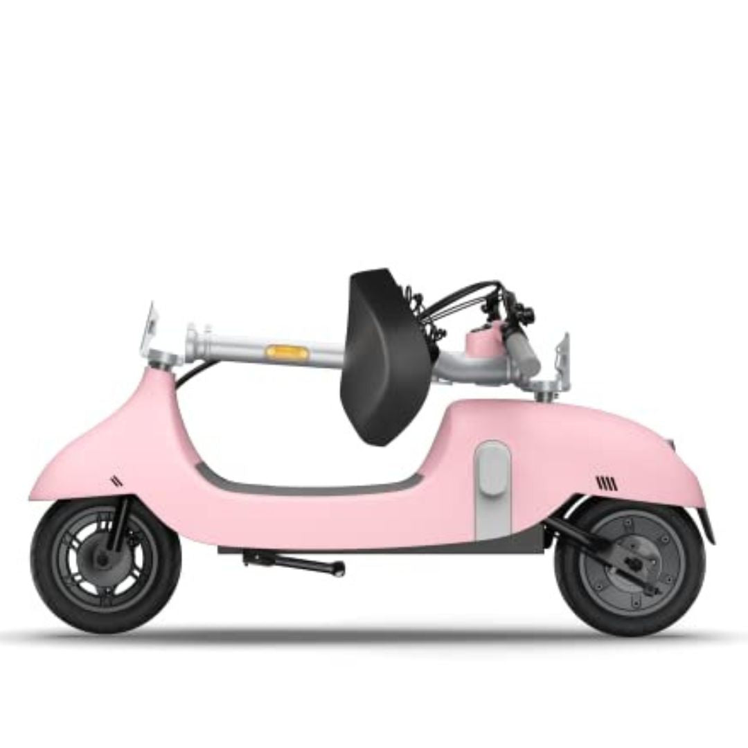 OKAI - Ceetle Pro Electric Scooter with Foldable Seat w/35 Miles Max Range & 15.5mph Top Speed - Pink - EA10C-PINK
