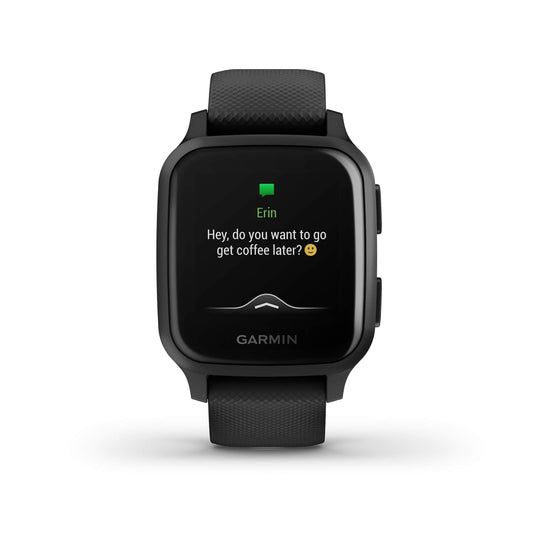Garmin - Venu Sq Music Edition GPS Smartwatch 33mm - Black - 010-02426-00