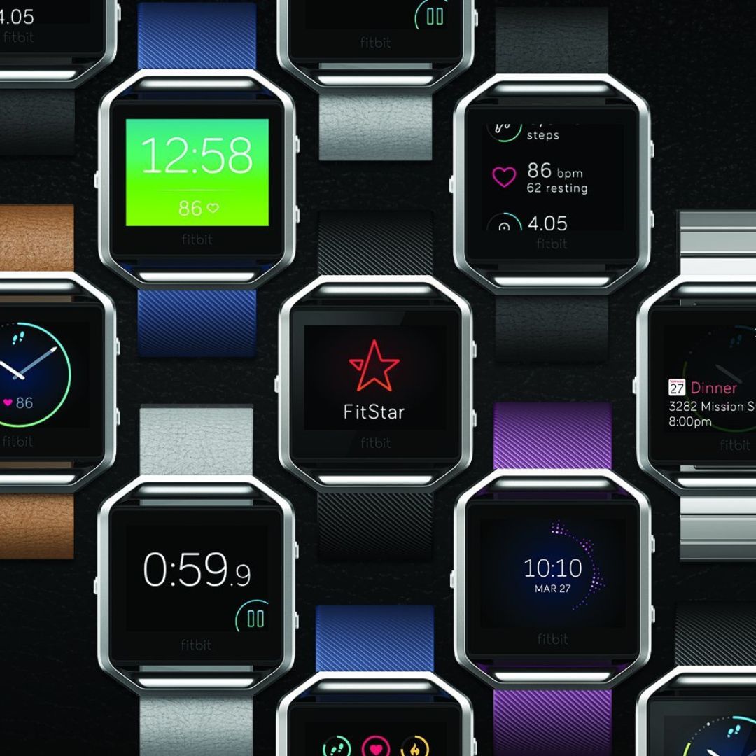 Fitbit Blaze Smart Fitness Watch – Small Blue Band – FB502SBUS