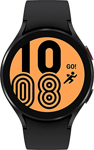 Samsung Galaxy Watch 4 44mm R875 Smartwatch GPS Bluetooth WiFi + LTE with ECG Monitor Tracker for Health Fitness Running Sleep Cycles, Fall Detection - SM-R875UZKVXAA