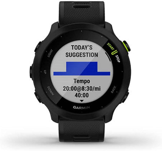 Garmin Forerunner 55 GPS Smartwatch 42mm - Black - 010-02562-00