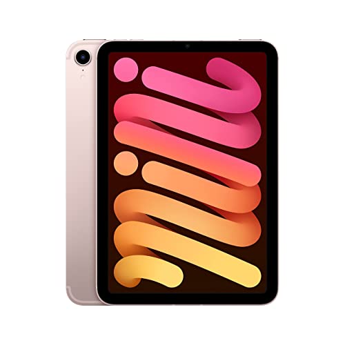 Apple iPad Mini 6th Gen (8.3 inch, Wi-Fi + Cellular, 64GB) - 2021 - Pink - MLX43LL/A