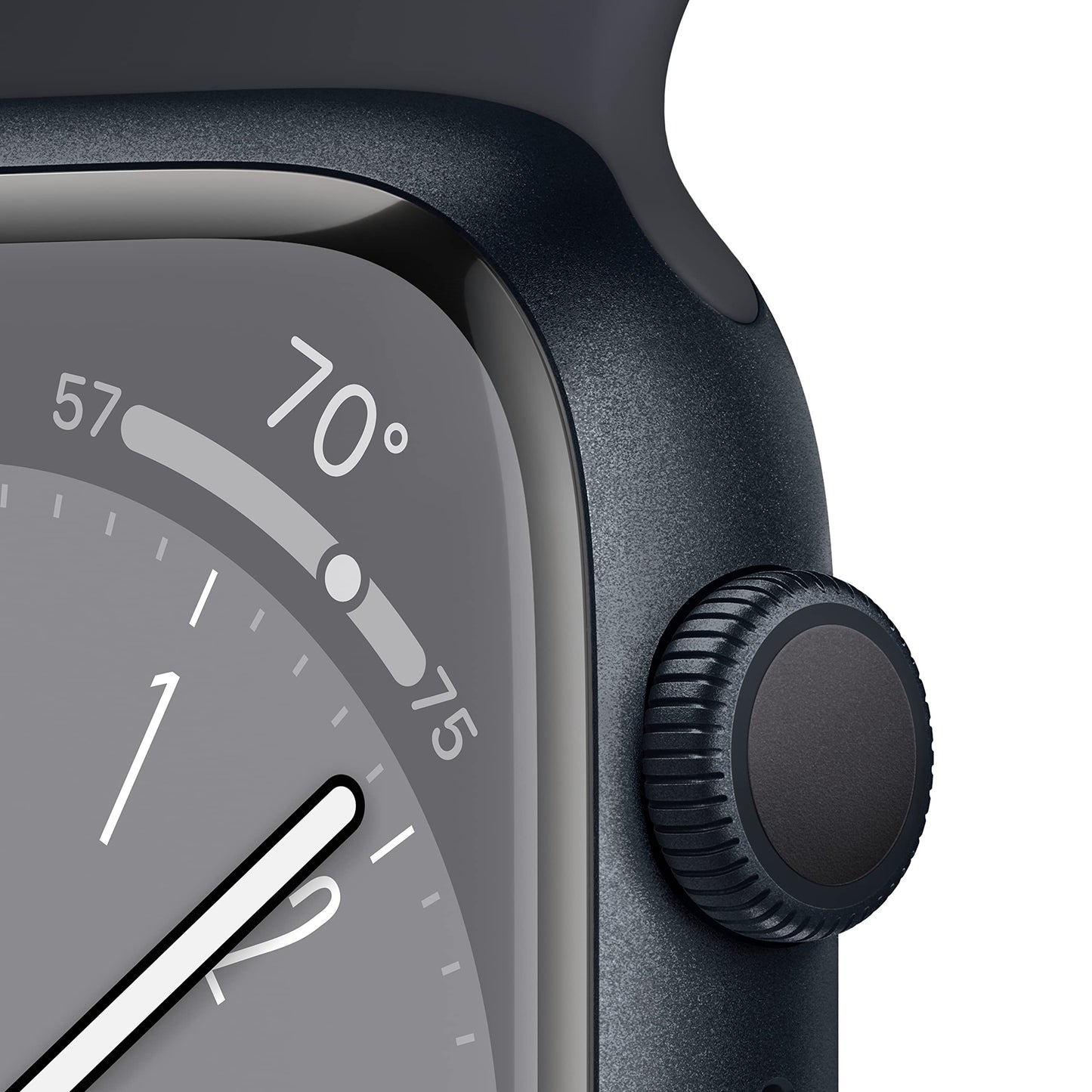Apple Watch Series 8 - GPS 45mm - Midnight Aluminum Case w Midnight Sport Band - S/M - MNUJ3LL/A