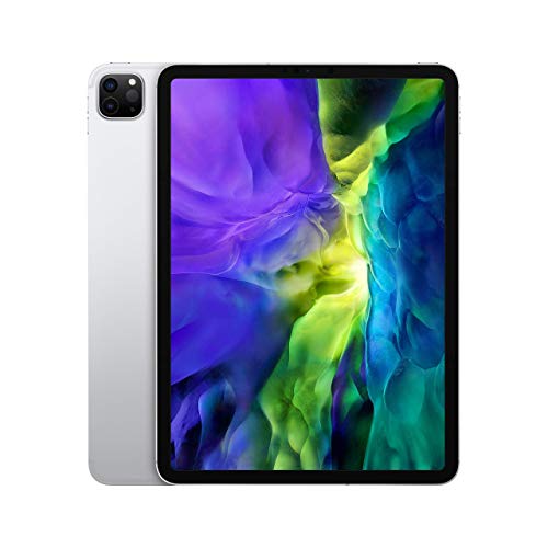 Apple - 12.9-Inch iPad Pro - (4th Generation) with Wi-Fi + Cellular (Unlocked)  - 256GB - Silver - MXEX2LL/A