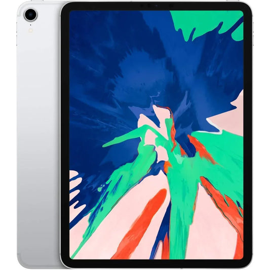 Apple 11" iPad Pro (1st Gen, 2018) – Wi-Fi + Cellular – 256GB – Silver – MU1D2LL/A