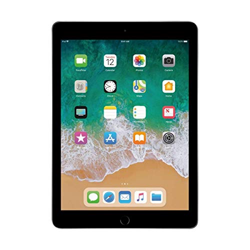 Apple iPad 9.7in 6th Generation WiFi + Cellular (32GB, Space Gray) - MR6Y2LL/A