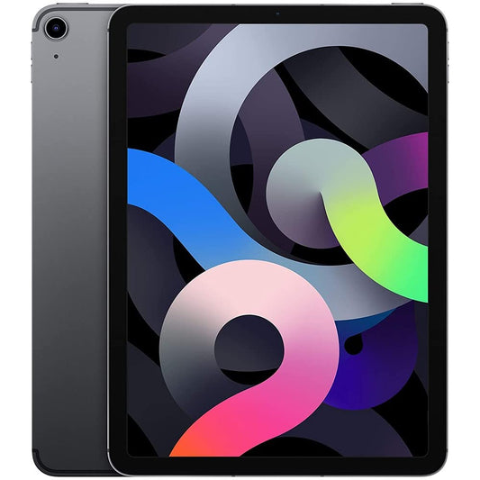 Unlocked - Apple iPad Air - 10.9-Inch - 4th Generation with Wi-Fi + Cellular - 64GB - Space Gray - MYHX2LL/A