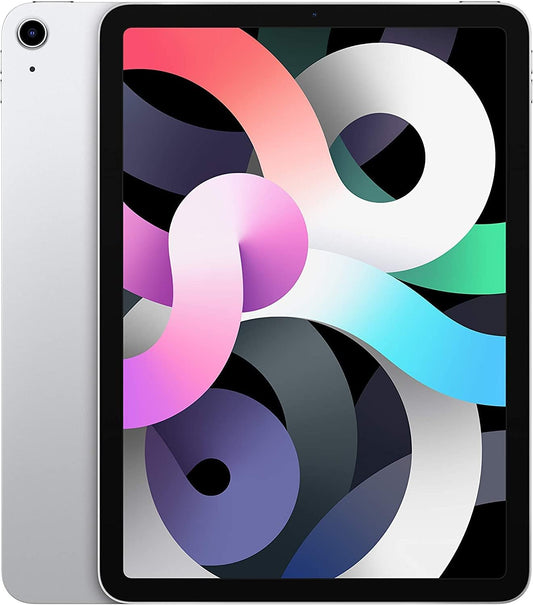 Apple iPad Air (10.9-inch, 4th Generation, 2020) Wi-Fi + Cellular – 64GB – Silver – MYHY2LL/A