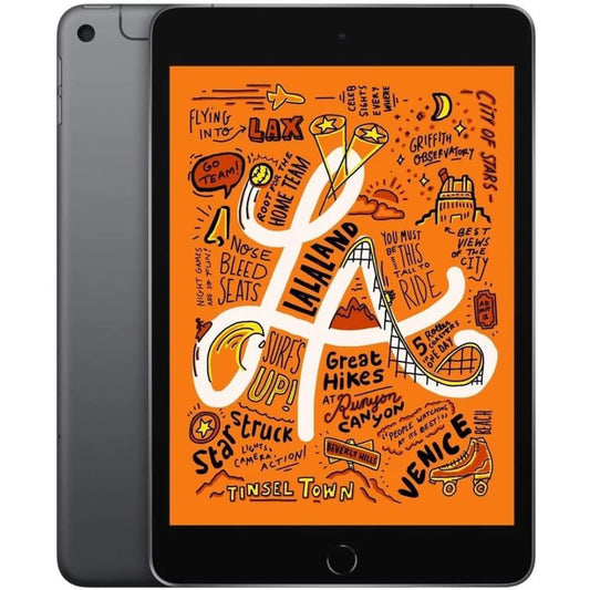 Apple iPad Mini (5th Generation, 2019) – 7.9" Wi-Fi + Cellular – 256GB – Space Gray – MUXM2LL/A
