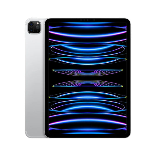 Apple iPad Pro (11-inch, 4th Gen, 2022) – M2 Chip – 512GB – Wi-Fi + Cellular – Silver – MP5D3LL/A