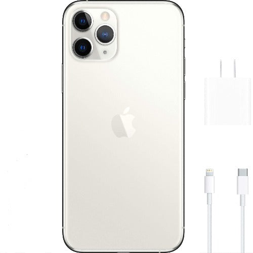 Unlocked - Apple iPhone 11 Pro Max, US Version, 256GB, Silver - MWH52LL/A