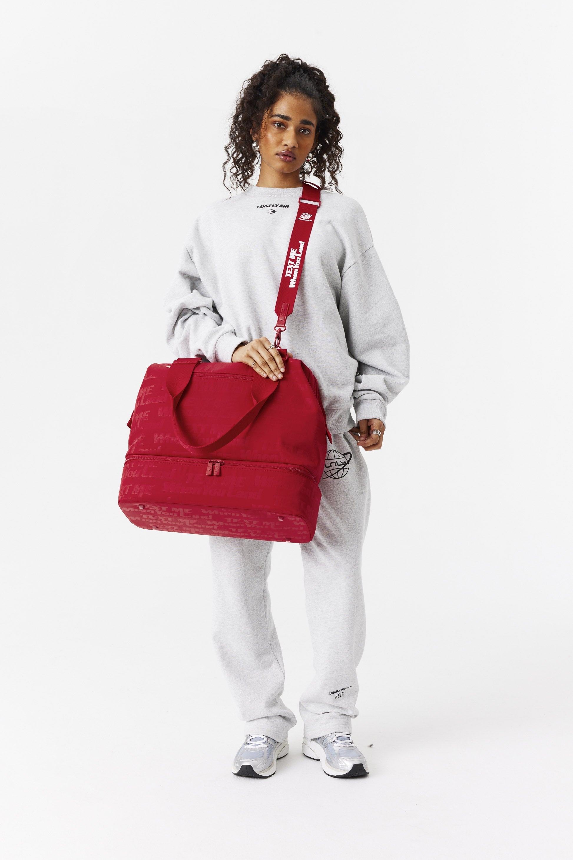 Resale The Shoulder Strap in Text Me Red