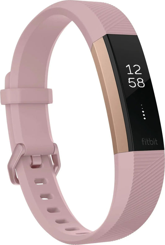 Fitbit Alta HR Activity Tracker + Heart Rate (Small) – Soft Pink/Rose Gold – FB408RGPKS