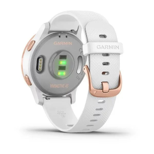 Garmin - vivoactive 4S Smartwatch 40mm Fiber-Reinforced Polymer - Rose Gold - 010-02172-21