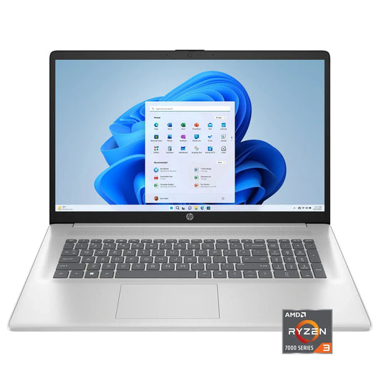 HP Laptop – 17.3" HD+ Touch – Ryzen 3 7320U – 8GB RAM – 512GB SSD – Silver – 17-cp2196nr