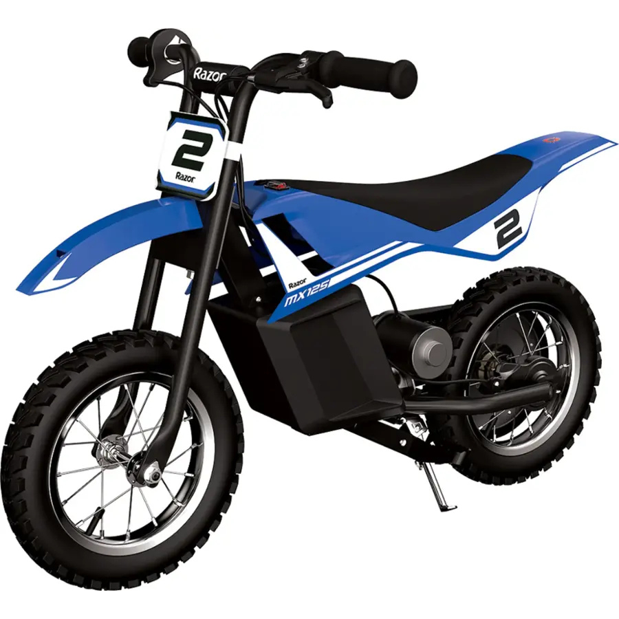 Razor - MX125 Dirt Rocket eBike w/ 5.3 Miles Max Operating Range and 8 mph Max Speed - Blue - 15118244