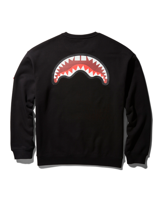 SPONGEBOB SPLAT PULLOVER SWEATER (BLACK)