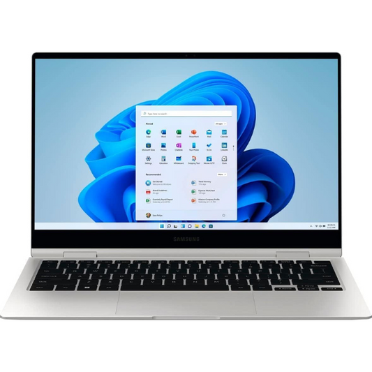 Samsung - Galaxy Book2 Pro 360 2-in-1 13.3” AMOLED Touch Screen Laptop – Intel Evo Core i7 12th Gen – 16GB DDR5 Memory – 512 GB SSD - Silver