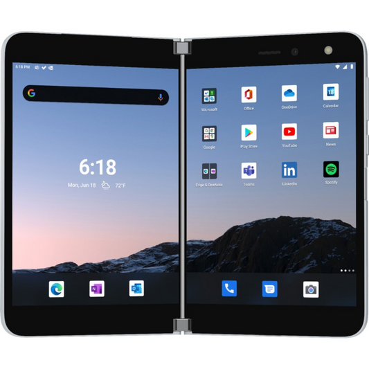 Unlocked Microsoft Surface Duo - 128GB - Glacier - TGL-0001