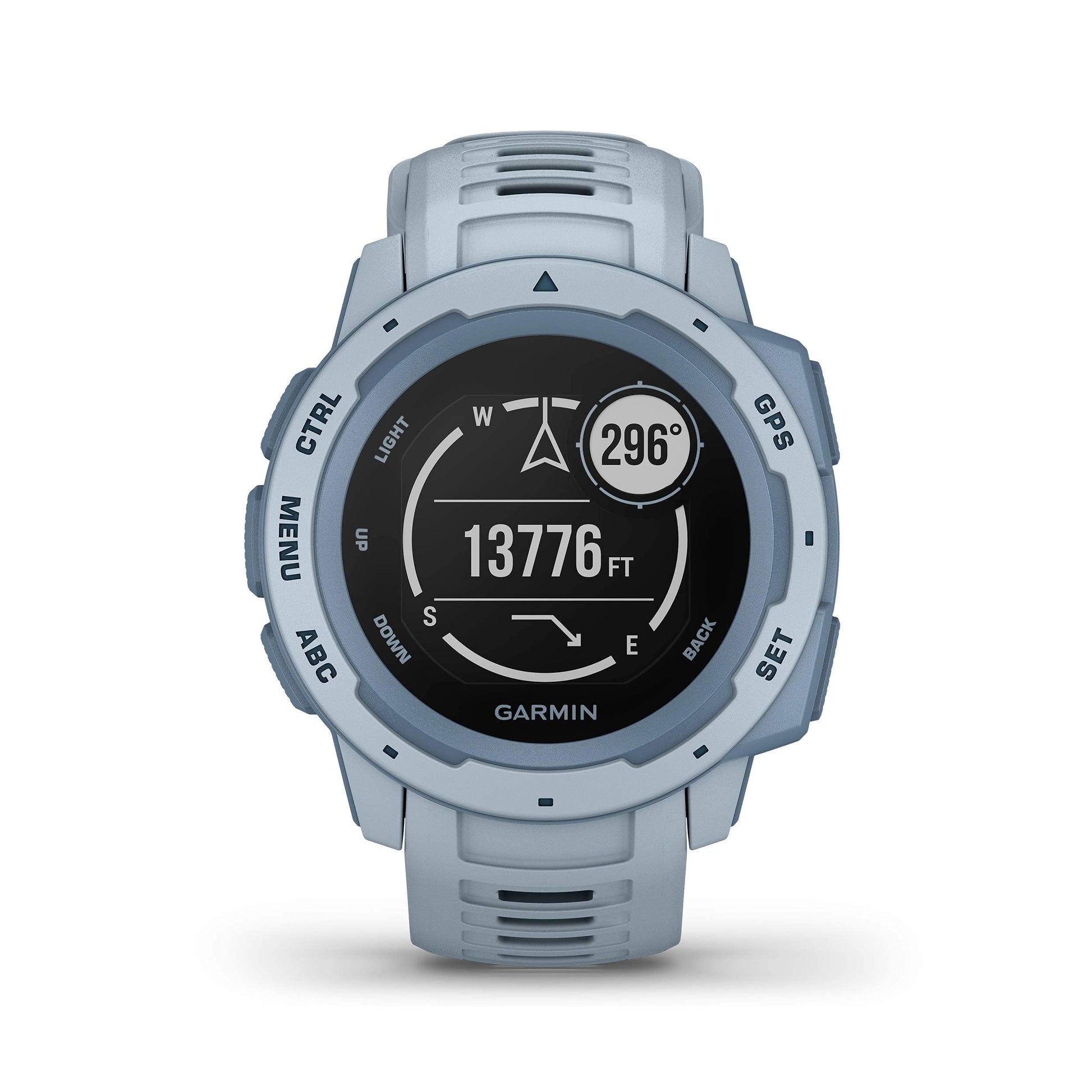 Garmin - Instinct GPS Smartwatch 45mm Fiber-Reinforced Polymer - Sea Foam - 010-02064-64