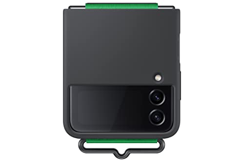 Samsung Galaxy Silicone Cover for Galaxy Z Flip4 - Black - EF-GF721TBEGUS