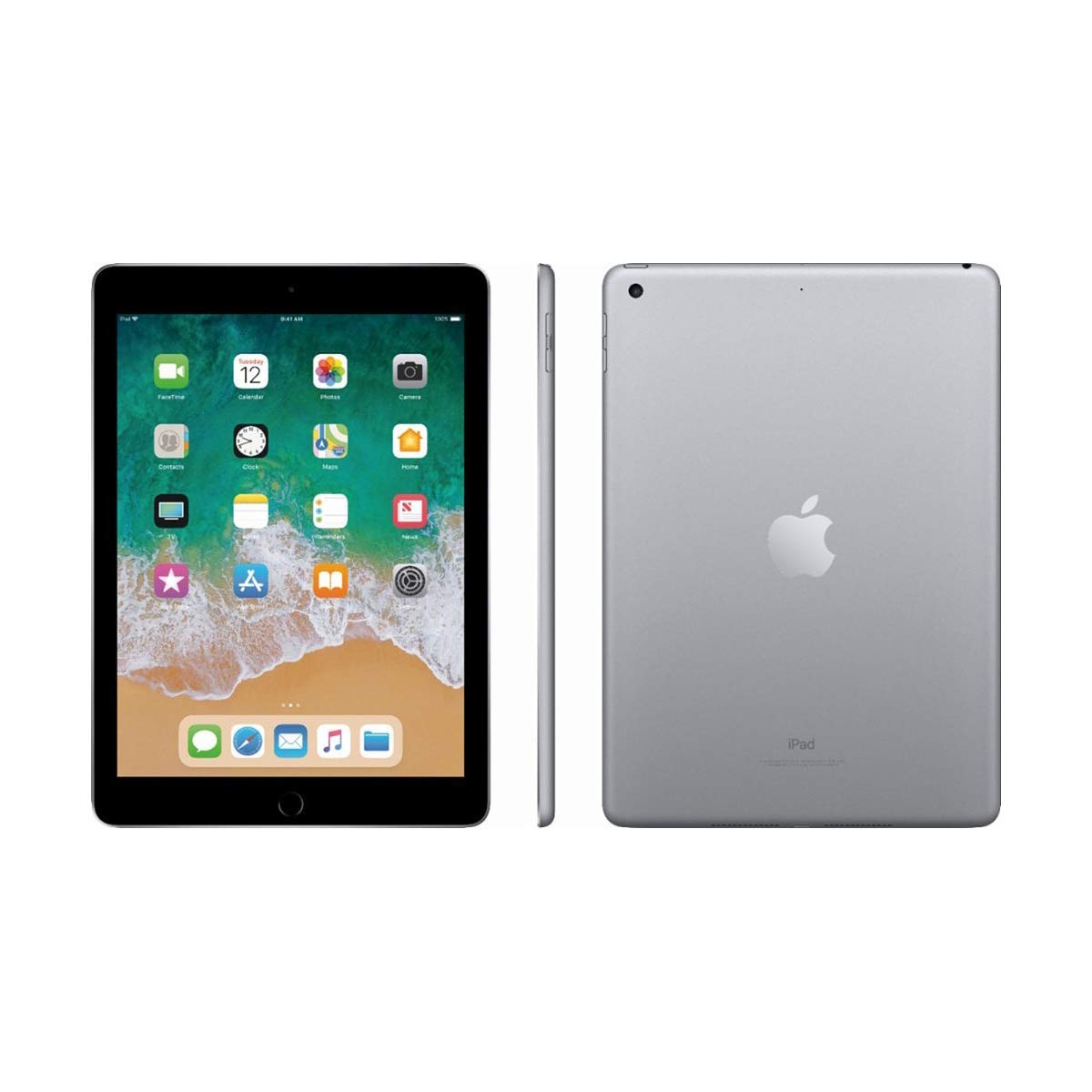 Apple iPad 9.7in 6th Generation WiFi + Cellular (32GB, Space Gray) - MR6V2LL/A