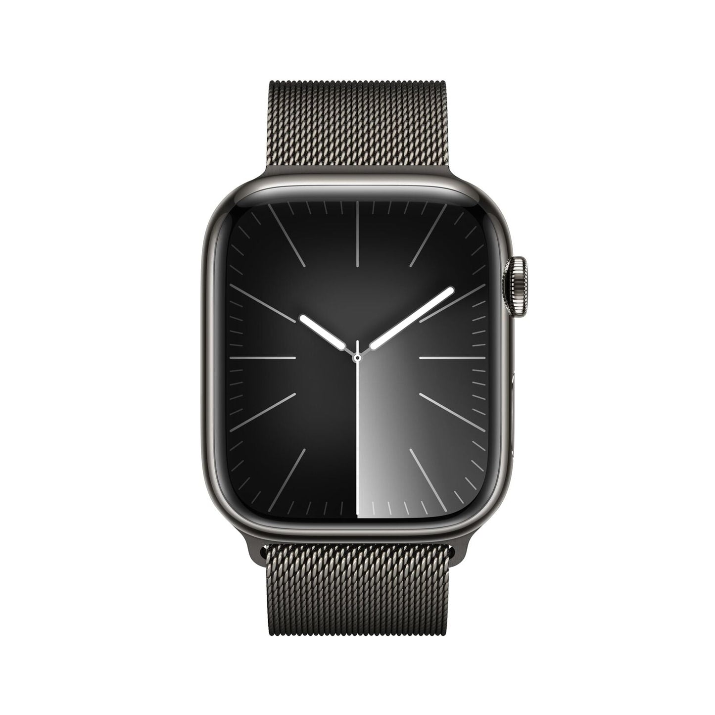 Apple Watch Series 9 (GPS + Cellular) 45mm Graphite Stainless Steel Case with Graphite Milanese Loop - MRMX3LL/A