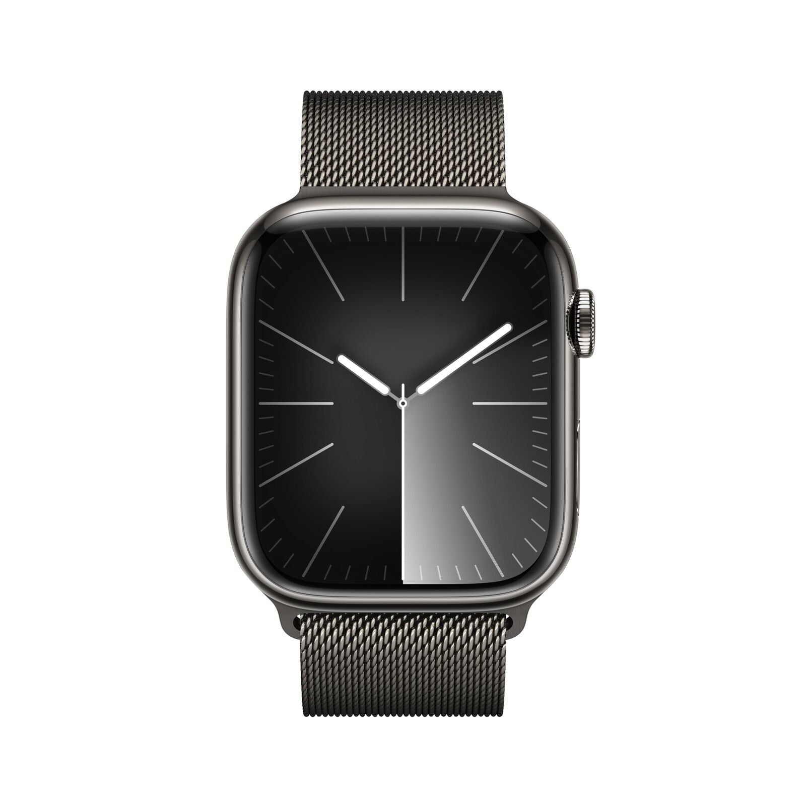 Apple Watch Series 9 (GPS + Cellular) 45mm Graphite Stainless Steel Case with Graphite Milanese Loop - MRMX3LL/A