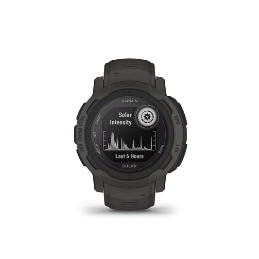 Garmin - Instinct 2 Solar 45 mm Smartwatch Fiber-reinforced Polymer - Graphite - 010-02627-10